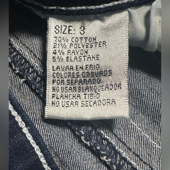 BAMBOO Distressed Cutoff Jean Shorts Size 3 - Picture 3 of 7